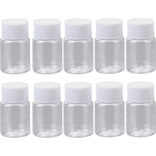 10x Multifunctional Clear Empty Seal Bottles for Hand Sanitizer Shampoo Body Soap Refillable Containers Travel Bottle
