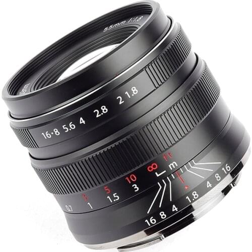 Brightin Star Camera Lens 55mm F1.8 Full Frame Camera Lens Fixed Manual Focus For Nikon Z6 Z7 Canon EOSR SONY A9 A7R3 A7M3