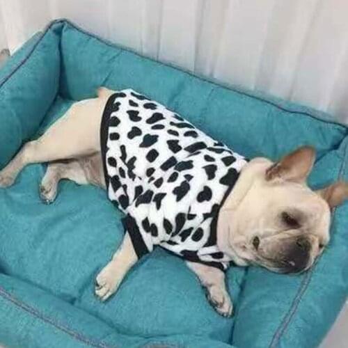 Cows Dog Clothes Hoodie Pet Dogs Clothes Costume Pajamas Outfits Dog Pajamas Soft Yorkies Autumn Winter yellow fruit pet clothes