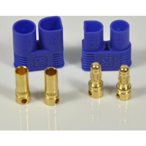 4 Sets EC3 3MM Female Male Gold Plated Bullet Connector Plugs For RC Battery