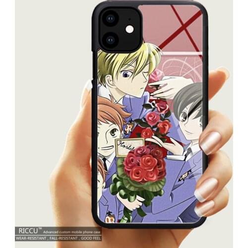 Oran High School Host Club Phone Case Rubber for iPhone 12 11Pro Max XS 8 7 6 6S Plus X SE 2020 XR 12Mini Covers