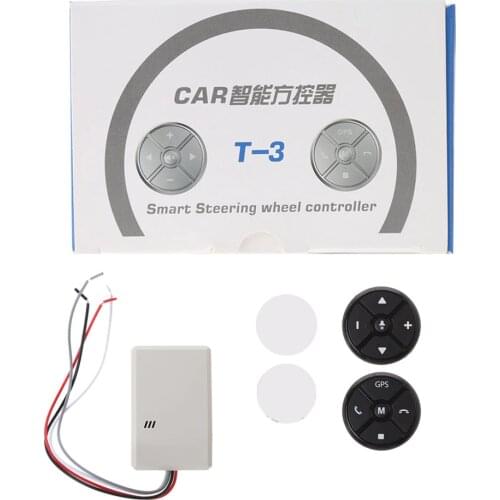 Universal Car Steering Wheel DVD GPS Wireless Smart Button Key Remote Control