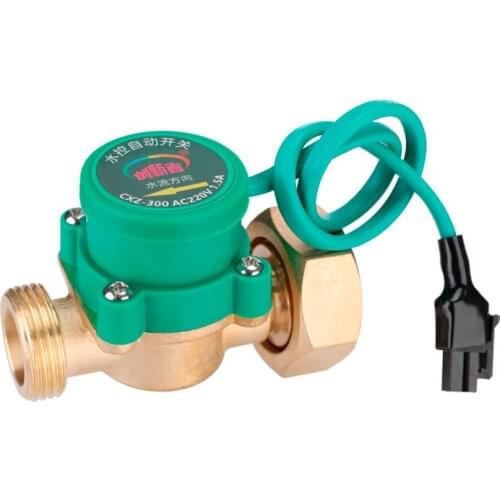 1/2inch 3/4inch Male Thread Connector Circulation Pump Automatic Water Flow Sensor Switch Pressure Controller 220V 120W -370W