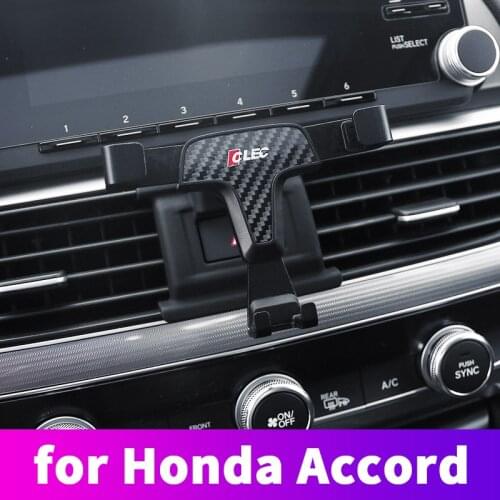 For Honda Accord 10 2018 2019 Car Phone Holder Car Special Mobile Phone Navigation Stand Air Outlet Mobile Phone Seat Accessorie