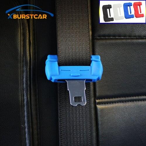 Car Safety Seat Belt Buckle Protector Clip Cover Accessories for Ford Focus 2 3 4 Fiesta Ecosport Everest Kuga Mondeo Ranger