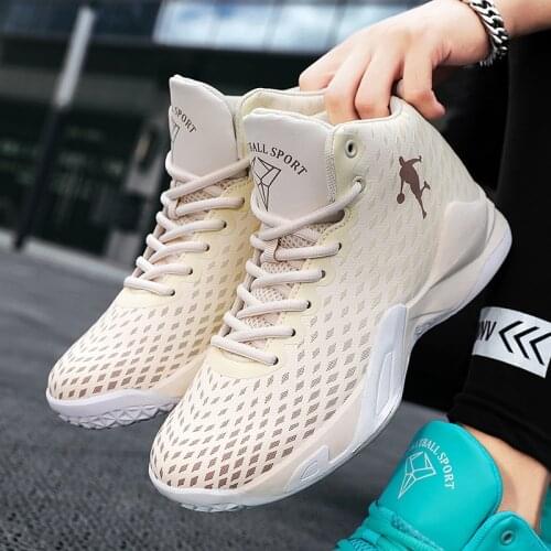 High Quality Basketball Shoes Men Sneakers Boys Basket Shoes Autumn High Top Anti-slip Outdoor Sports Shoes Trainer Women Summer