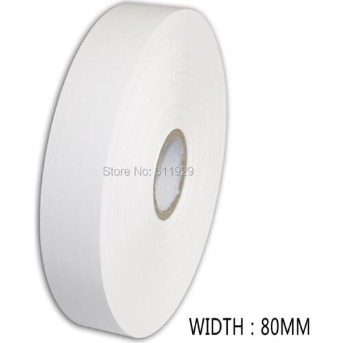 Free shipping blank width 80mm nylon tape/customize clothing care label/garment printed tags/blank tape/non-woven fabric/ribbon