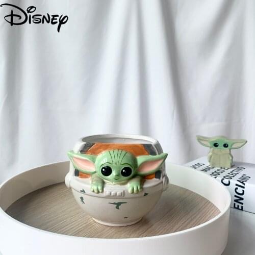 Disney Simple Ceramic Material Water Cup Cartoon Fun Personality Large Capacity Mug Water Cup Breakfast Cup