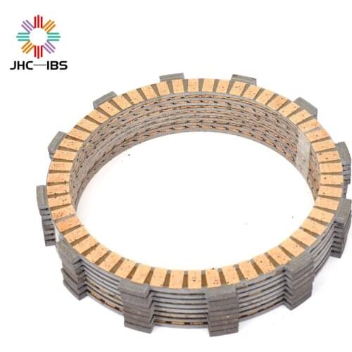 Clutch Disc Friction Plates Set 8pcs For HONDA VT1300CR 10-15 VT1300CRA 10-16 VTX1300C 04-09 VTX1300R 06-08 VTX1800R 02-08