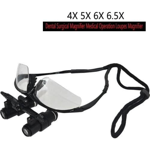 4X 5X 6X 6.5X Surgery Medical Frame Binocular Dental Loupes Surgery Surgical Magnifier Medical Operation Loupes Magnifier