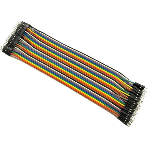 Dupont Cable 40pcs in Row 20cm long 2.54mm male to male jumper wire for Arduino NEW