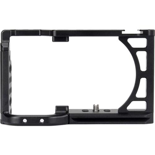 EachRig A6 Camera Cage for Sony a6000 a6300 a6400 a6500 with 1/4" and 3/8" Threaded Holes Cold Shoe Base,a6300 Camera Cage