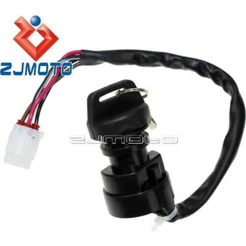 Motorcycle Ignition Key Switch For YAMAHA YFM 400 Kodiak Ignition Key Switch 2WD 4WD ATV 2003 2004 2005 2006