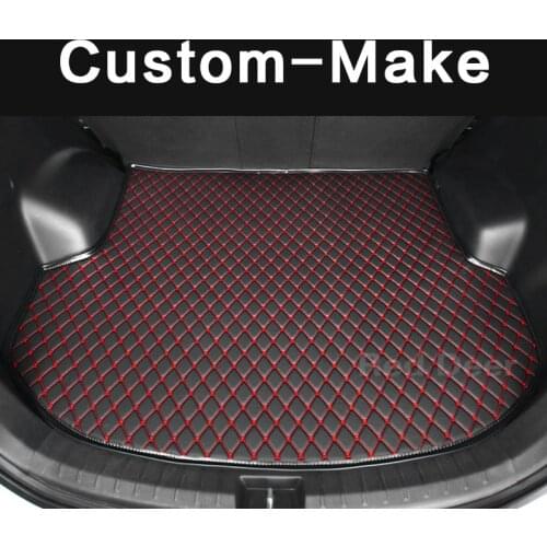 Custom fit car trunk mat for Nissan Murano Rouge X-trail Qashqai Altima Teana Maxima Sylphy patrol Armada GTR cargo boot rug