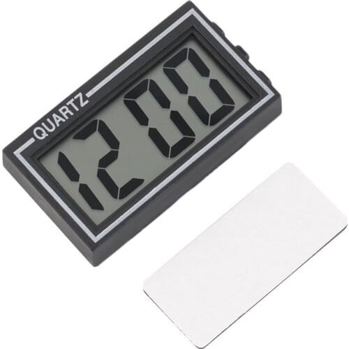 NEW Digital LCD Table Car Dashboard Desk Date Time Calendar Small Clock new arrival