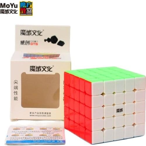 Original MoYu Weichuang GTS 5x5 Collect Magic Cube Puzzle Professional Challenge 5x5x5 Speed Cubos Magicos Game Educational Toys