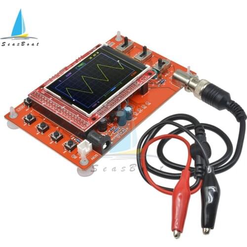 Fully Assembled 2.4" TFT Digital Oscilloscope 1Msps + Alligator Probe Test Clip