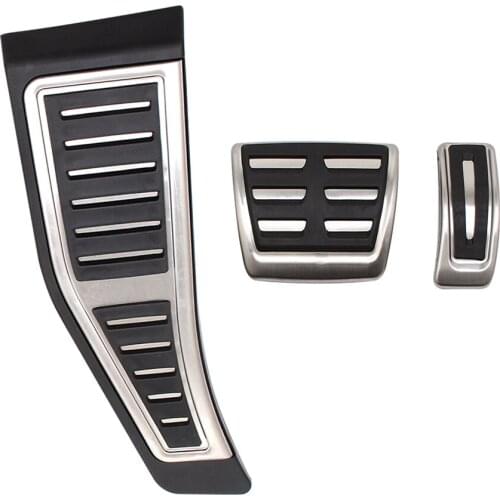 RHD For Audi Q7 SQ7 4M 2015 -2019 Fuel Brake Foot Rest AT pedals Plate Accelerator brake pedal Pads stickers Right-hand drive