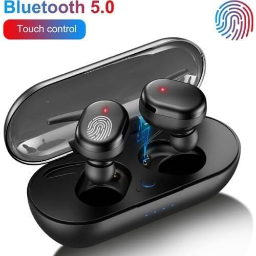 TWS Bluetooth 5.0 Earphones 2200mAh Charging Box Wireless 4D Stereo Sports Waterproof Earbuds Headsets With Microphone
