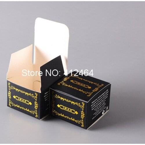 High quality black lacquer custom logo perfume packaging box,luxury gift box packaging for honey jar ---PX10856