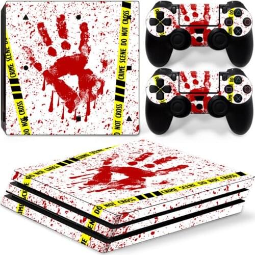 1Pc Wrap Cover Decal Console Controller Color Skin Sticker for PS4 Pro Console and Controller Game