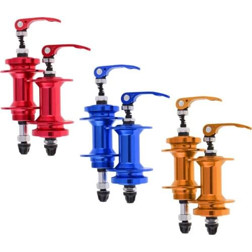 36H Aluminium Alloy MTB Mountain Road Bike Hubs Set Disc Bearing Front Rear Hub with Quick Release Lever Skewers Bicycle Parts