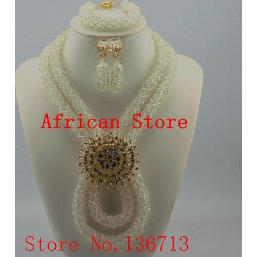African Wedding Coral Beads Jewelry Set African Beads Jewelry Sets Nigerian Wedding Jewelry Free Shipping ST207-4