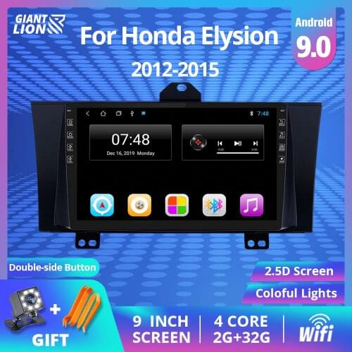 2Din Android 9.0 Car Radio Multimedia Video Player Auto Stereo GPS For Honda Elysion 2012 2013 2014 2015 Auto Car DVD Player