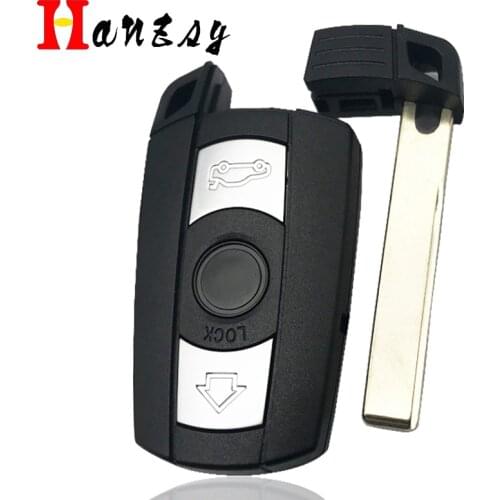 3 Buttons Smart key Case For BMW E90 E60 E91 E92 E87 E89 For 1 3 5 6 Series Replacement Car Remote key Cover shell Fob