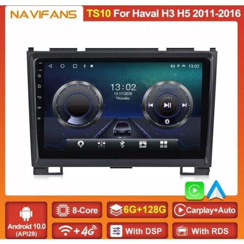 Ram 6G 128G Android 11 Car Radio GPS Navigation Multimedia Player For Great Wall Haval Hover H5 H3 2011-2016 2din WIFI RDS IPS