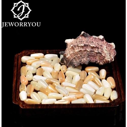 Freshwater tridacna loose beads round Water Drop natural stone beads for jewelry DIY making Bracelet Necklace 5*12 6*20mm