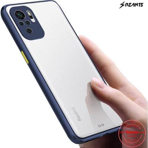 Rzants For Xiaomi Redmi Note 10 10S Redmi Note 10 Pro Max 4G Case Matte Soft [Camera Protection] Air Bag Clear Cover Casing
