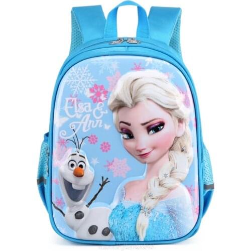 Disney frozen backpack Elsa Anna Snow Queen cute Backpacks kids School Bag Breathable backpack girls gift