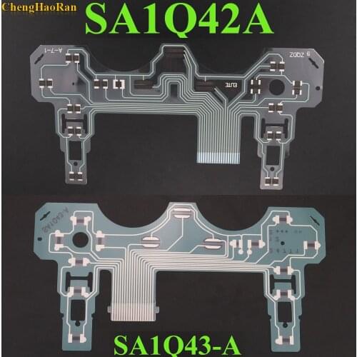 ChengHaoRan 1pcs SA1Q42A SA1Q43-A For Playstation 2 PS2 Controller Conductive Film Conducting Film Ribbon Keypad Flex Cable