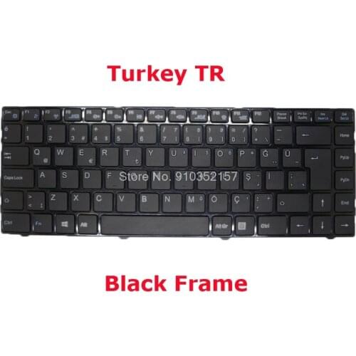 TR Black Frame Keyboard For Lengda X300 X300V X300B X300H D0K-V6369A Turkey