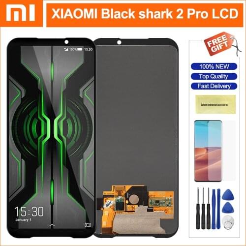 Amoled LCD For Xiaomi Black Shark 2 Pro DLT-A0 LCD Display Touch Screen Digitizer For Xiaomi Black Shark 2 SKW-H0 Lcds