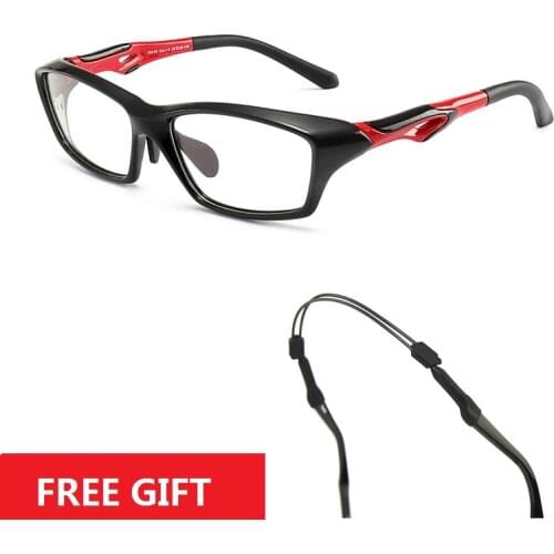 Vazrobe TR90 Glasses Men Eyeglasses Frames Man Sports Driving Running Basketball Football Anti Explosion Prescription Spectacle