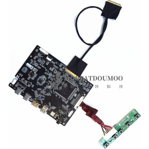 Slim 3840X2160 4K 60HZ TYPE-C HDMI-compatible LCD controller board support LCD LTN156FL02-L01 phone sync 5V-12V power supply
