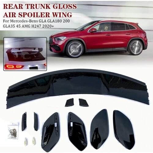 Rear Trunk Glossy Air Spoiler Wing Rear Roof Spoiler For Mercedes-Bens GLA GLA180 200 GLA35 45 AMG H247 2020