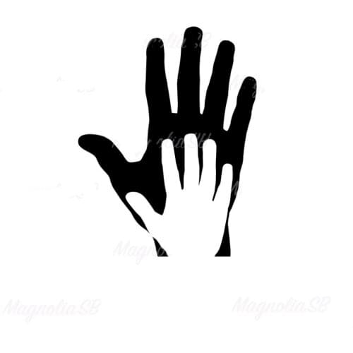 Clap Your Hands Shape Metal Cutting Die DIY for Scrapbooking Decoration Crafts