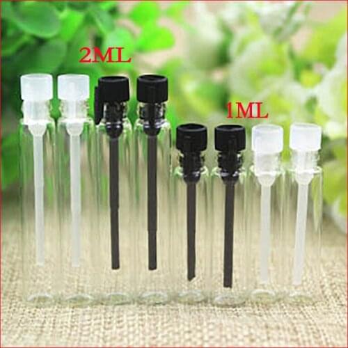 1ml glass mist cosmetics bottle sprayer perfume bottle makeup containers small Parfum atomizer perfumeros containers