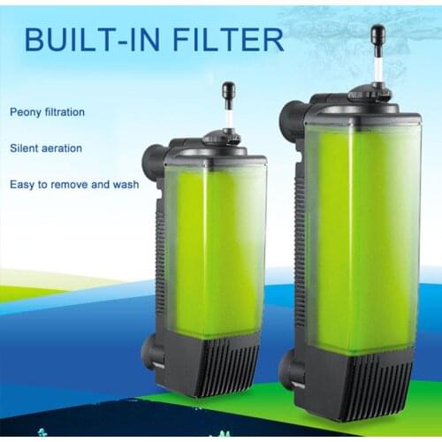 10W 15W Built-In Fish Tank Filter 220V Aquarium Filter Air Pump Plastic Shell Mute Oxygen Pump Aquarium Accessories