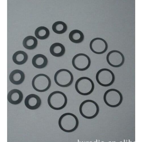 2.5mm(ID)x5mm(OD)x1mm(Thickness) High Precision Customized Black Color Polyslider Graphite Nylon Flat Washer 1000pcs/lot