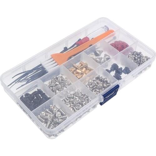 330Pcs DIY Motherboard PC Personal Computer Assemble Case Fan Hand Screw Bolt Standoff Washer Set Assortment Kit