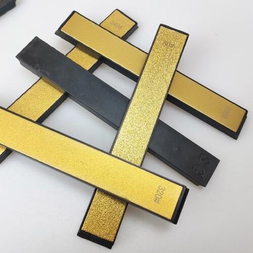 6pcs Titanium-plated diamond Professional Knife Sharpener Diamond Whetstone Sharpening Stone Oil stone Sharpener honing stone