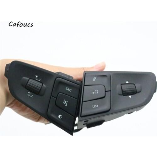 Car Steering Wheel Cruise Control Switch Audio Multifunction Button For Peugeot 508 408 For Citroen C4 C5 C6 C3XR