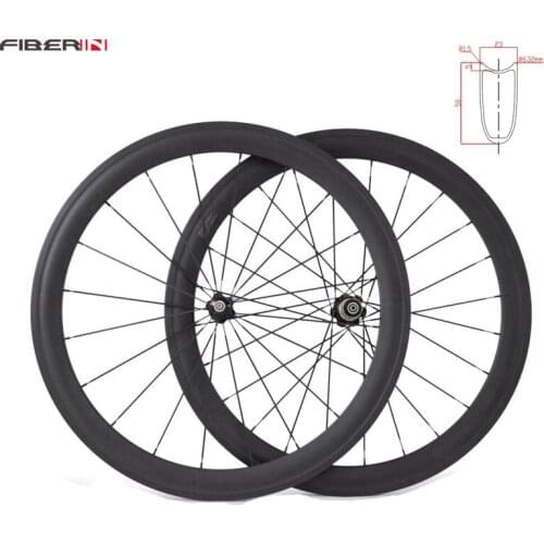 Free shipping Road Bike 50mm Tubular carbon wheels complete carbon fiber Wheelset matte/mat Carbon wheelset