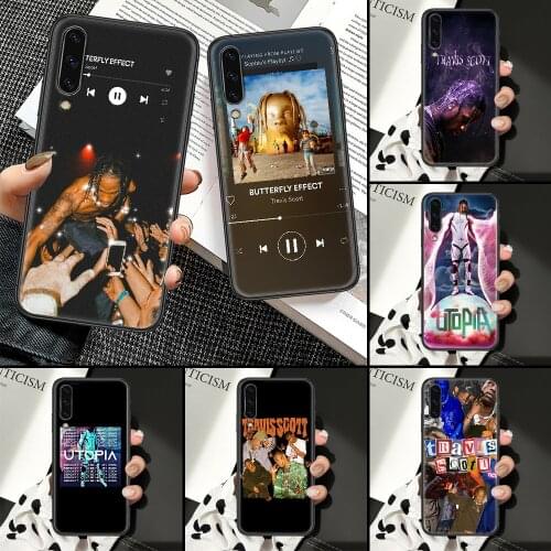 Rapper Travis Scott Phone Case For Samsung Galaxy A10 A12 A20E A21S A30 A32 A40 A50 A51 A52 A70 A71 A72 A5 A6 A7 2018 black