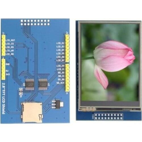 UNO Mega2560 2.8 inch 20PIN TFT LCD Color Screen with Adapter Board ILI9341 Drive IC 8Bit Parallel Interface 320(RGB)*240