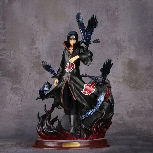 29CM Naruto Crow Hall Uchiha Itachi Figure PVC Action Anime Collection Peripherals Doll Model Toy Japan anime naruto figure gift